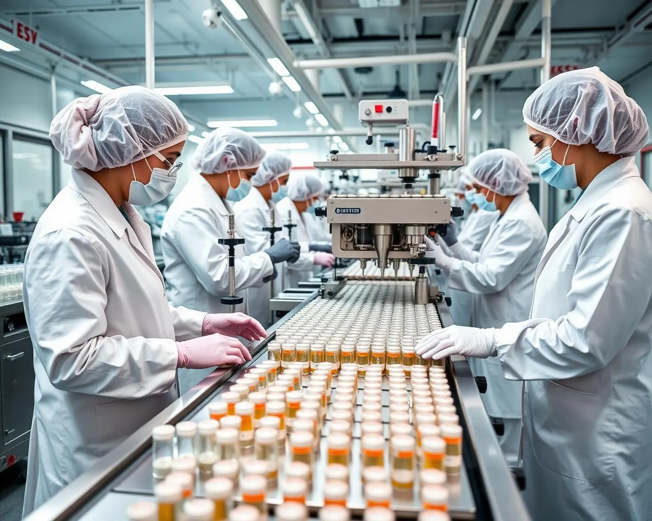 Linha de produção BioPharma — Canadá